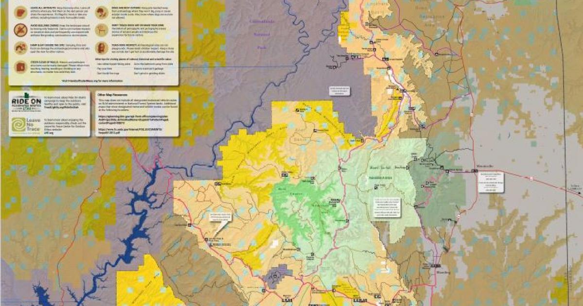 Bears Ears National Monument GeoReferenced Map Bureau of Land Management